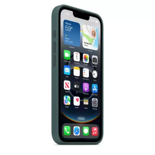 iPhone 16e/17e - szilikontok - tózöld (md3x4zm/a)