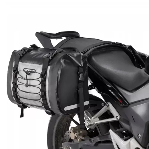 Rockbros AS-010BGR motoros táska, vízálló - szürke