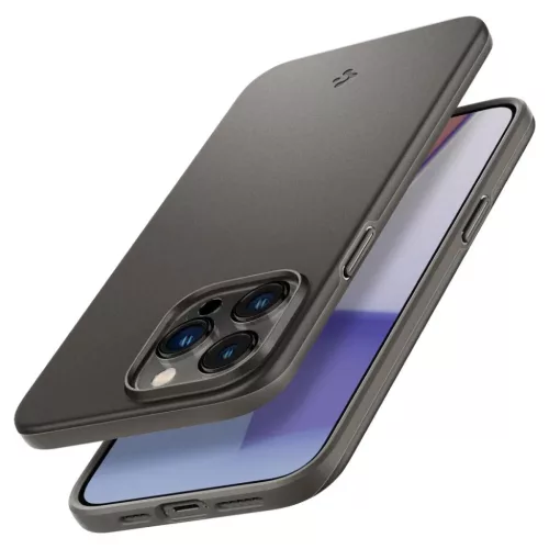 iPhone 14 Pro Max Spigen Thin Fit ultravékony tok Gunmetal (ACS04767)