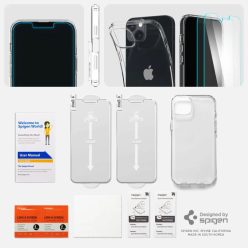   iPhone 14 Plus Spigen Crystal Pack tok + üvegfólia Crystal Clear