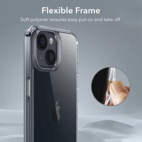 iPhone 15 Plus ESR Ice Shield átlátszó tok