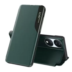  Techsuit - eFold sorozat - Honor X7b / X7b 5G / 90 SMART - Sötétzöld tok