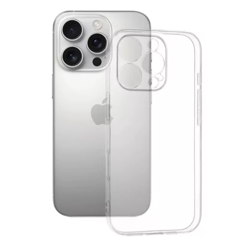 iPhone 16 Pro - Átlátszó Szilikon Tok - Techsuit tok