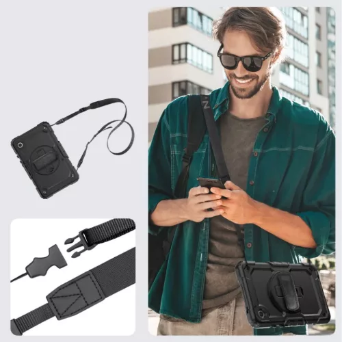 Samsung Galaxy TAB A9 Plus 11.0 X210/X215/X216 Tech-Protect Solid360 tok fekete