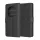 Honor Magic7 Pro Techsuit Leather Folio bőr fliptok fekete