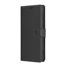 Honor Magic7 Pro Techsuit Leather Folio bőr fliptok fekete