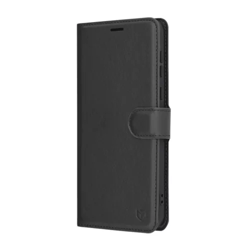 Honor Magic7 Pro Techsuit Leather Folio bőr fliptok fekete