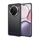Honor Magic7 Lite/X9c Techsuit Carbon fekete szilikon tok