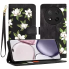 Honor Magic7 Lite/X9c Techsuit FlipCraft virágmintás fliptok