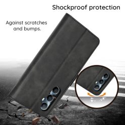   Techsuit - Naplófüzet - Samsung Galaxy S25 Edge - Fekete tok