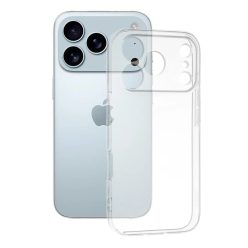 iPhone 17 Pro Max Átlátszó Szilikon Techsuit tok
