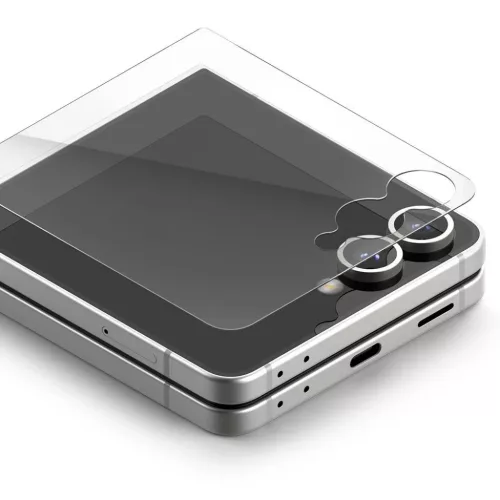 Samsung Galaxy Z Flip 7 Átlátszó kijelzővédő fólia Ringke Cover Display Pro 2-pack