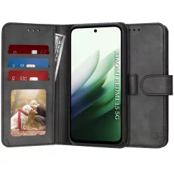   Xiaomi Redmi 15 4G / Redmi 15 5G Techsuit Diary Book Fekete tok