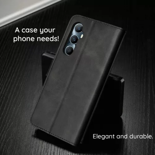 Xiaomi Redmi 15 4G / Redmi 15 5G Techsuit Diary Book Fekete tok