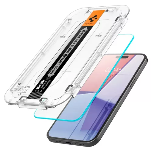 iPhone 15 Spigen Glas.TR EZ Fit kijelzővédő üvegfólia