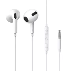   Baseus Encok H17 vezetékes fülhallgató (NGCR020002) fehér 3.5mm jack