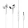 Baseus Encok H17 vezetékes fülhallgató (NGCR020002) fehér 3.5mm jack