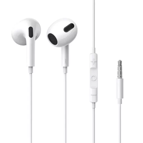 Baseus Encok H17 vezetékes fülhallgató (NGCR020002) fehér 3.5mm jack