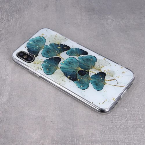 iPhone 14 Plus Gold Glam tok Leaves