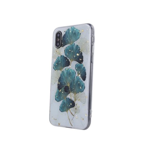 iPhone 14 Plus Gold Glam tok Leaves