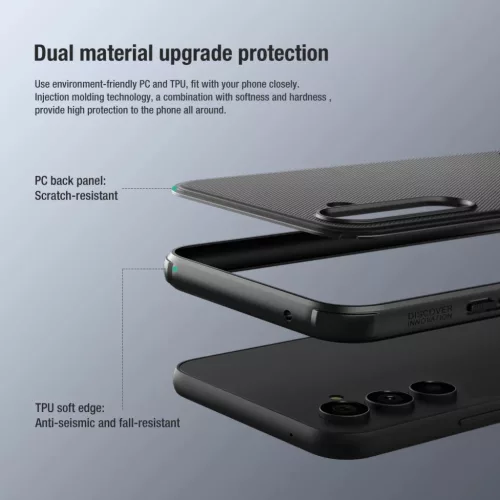 Samsung Galaxy A54 5G Plus Nillkin Super Frosted Pro tok fekete