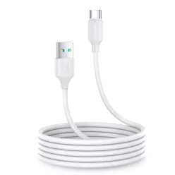 Joyroom Type-C USB adat és töltőkábel 3A 2m fehér