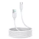 Joyroom Type-C USB adat és töltőkábel 3A 2m fehér