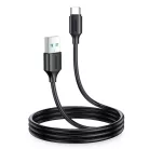 Joyroom Type-C USB adat és töltőkábel 3A 1m fekete