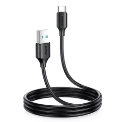 Joyroom Type-C USB adat és töltőkábel 3A 1m fekete