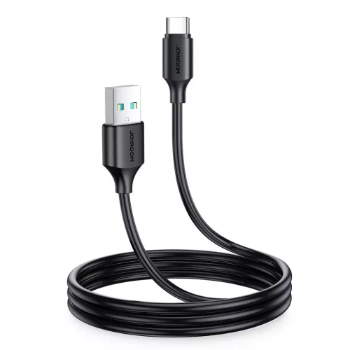 Joyroom Type-C USB adat és töltőkábel 3A 1m fekete