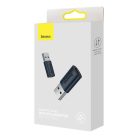 Baseus ZJJQ000103 Ingenuity Mini OTG Type-C Usb A adapter  fekete
