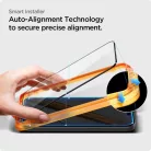 iPhone 15 Plus Spigen Alm Glass FC 2x üvegfólia fekete (AGL06886)