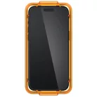 iPhone 15 Plus Spigen Alm Glass FC 2x üvegfólia fekete (AGL06886)