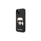 iPhone 14 Plus Karl Lagerfeld Karl's Head szilikon tok fekete (KLHCP14MSLKHBK)