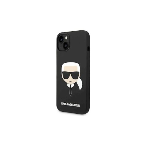 iPhone 14 Plus Karl Lagerfeld Karl's Head szilikon tok fekete (KLHCP14MSLKHBK)