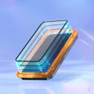 iPhone 15 Spigen Alm Glass FC 2x üvegfólia fekete (AGL06906)
