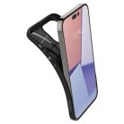 iPhone 14 Pro Spigen Liquid Air flexibilis TPU gél tok matt fekete
