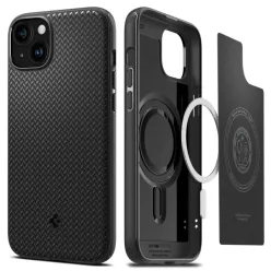   iPhone 15 Spigen Mag Armor MagSafe tok matt fekete (ACS06815)