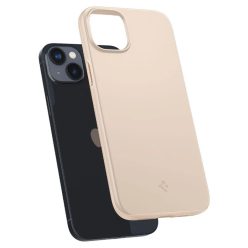   iPhone 14 Plus Spigen Thin Fit ultravékony tok homokszínű (ACS04778)