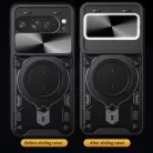 Honor Magic7 Pro piros Techsuit CamGuard Pro fliptok