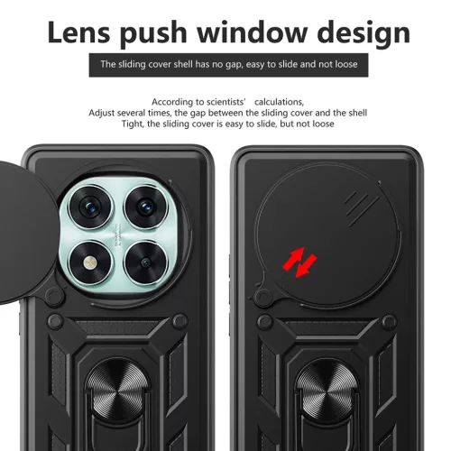Honor Magic7 Pro fekete Techsuit CamShield tok