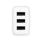 Baseus Compact hálózati töltő 3XUSB - 17W (CCXJ020102) fehér
