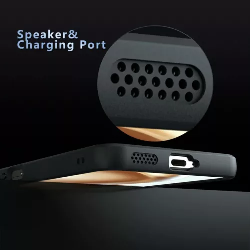 Honor 400 Smart / X7d 4G - Techsuit PureFrost MagSafe - Matt Fekete tok