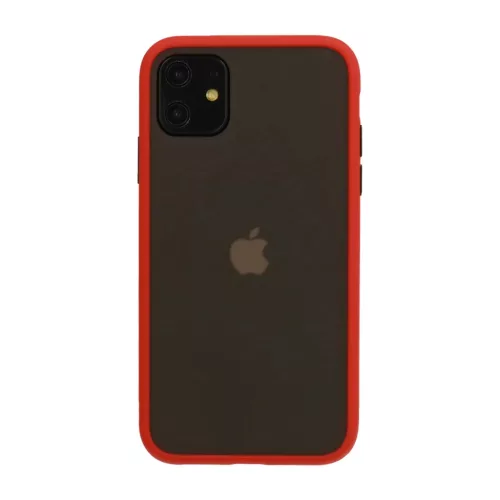 Xiaomi 12 / 12X Vennus Color Button Matt Bumper tok piros