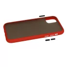 Xiaomi 12 / 12X Vennus Color Button Matt Bumper tok piros