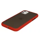 Xiaomi 12 / 12X Vennus Color Button Matt Bumper tok piros