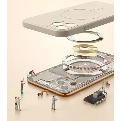 iPhone 13 Pro Max TEL PROTECT MagSilicone tok tengerészkék