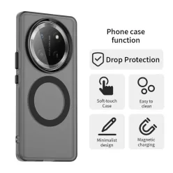 Honor Magic7 Lite / X9c fekete CandyCase MagSafe tok