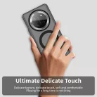 Honor Magic7 Lite / X9c fekete CandyCase MagSafe tok