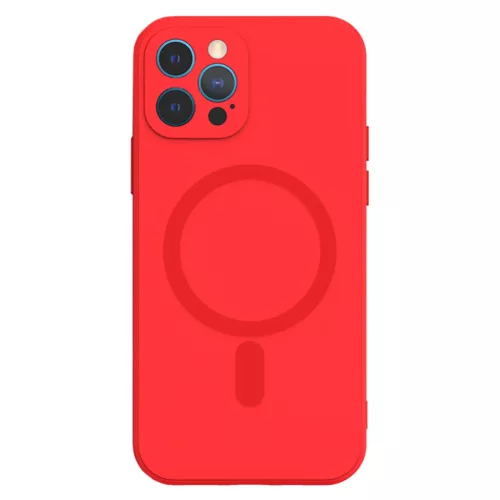 iPhone 13 Pro TEL PROTECT MagSilicone tok piros (Magsafe kompatibilis)